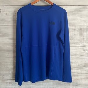 The North Face Men’s Blue Flash Dry Long Sleeve Shirt